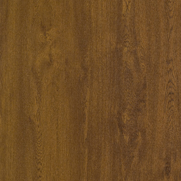 A close-up of a wooden surface with a rich, dark brown finish showcasing a smooth texture and natural wood grain patterns throughout. The wood appears polished and well-maintained.