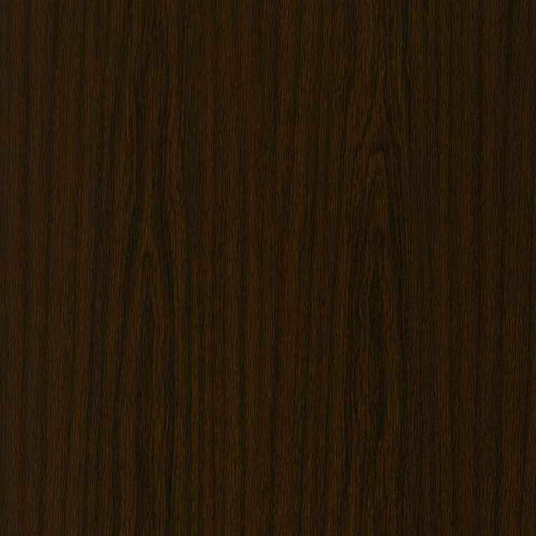 Dark wood grain texture with visible, natural patterns and lines running vertically. The wood appears polished and smooth, showcasing rich, deep brown tones with subtle variations in color.