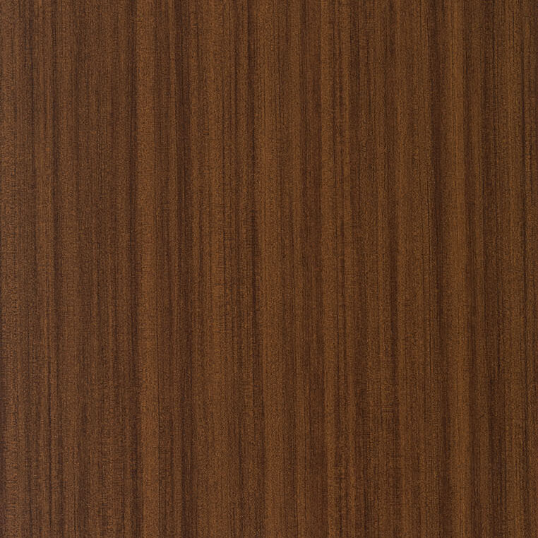 A smooth wooden texture with vertical grain lines in varying shades of brown. The wood surface appears polished with a natural, warm finish.